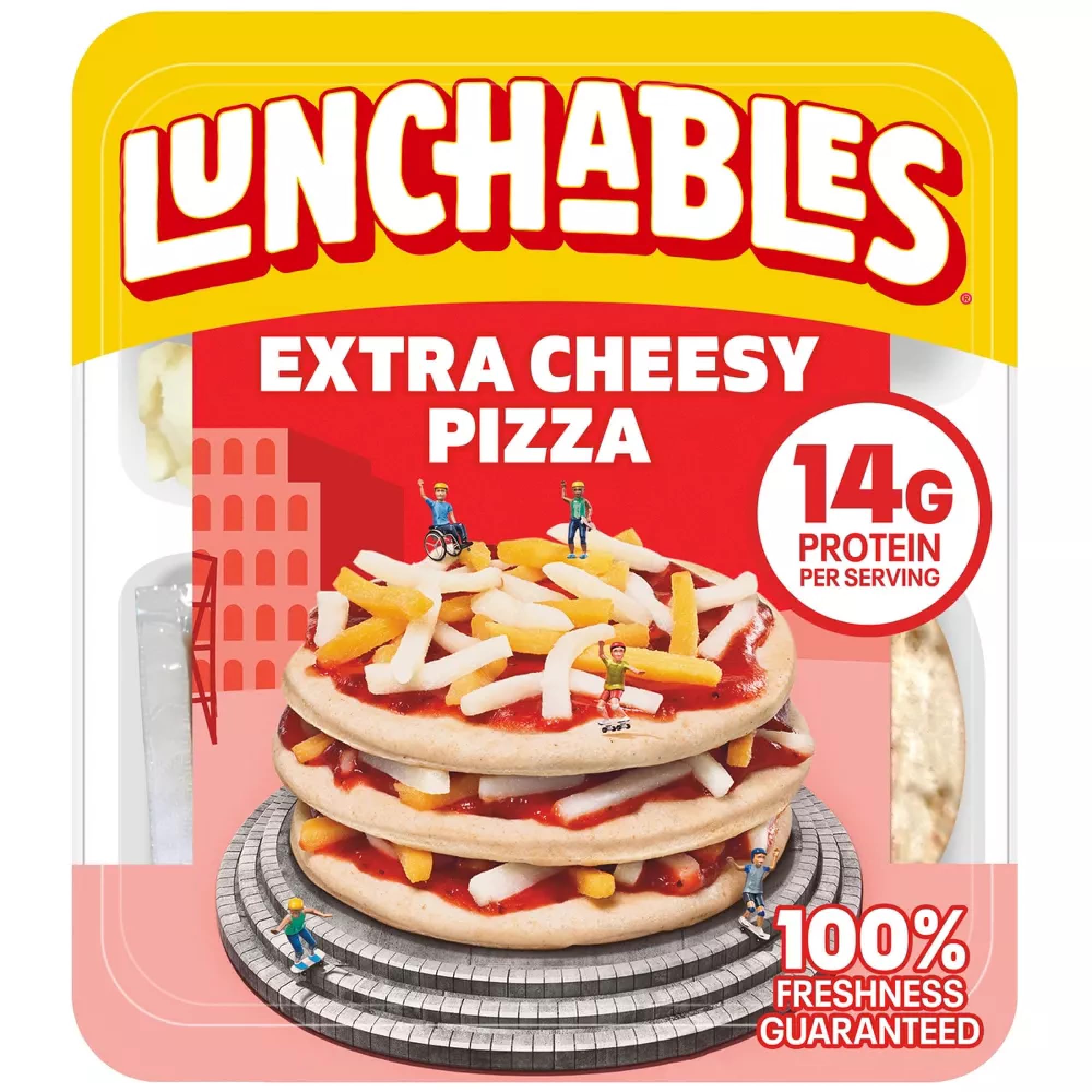 Salutem Vita - Extra Cheesy Pizza Lunch Kit 4.2oz, Gift Set - Pack of 3