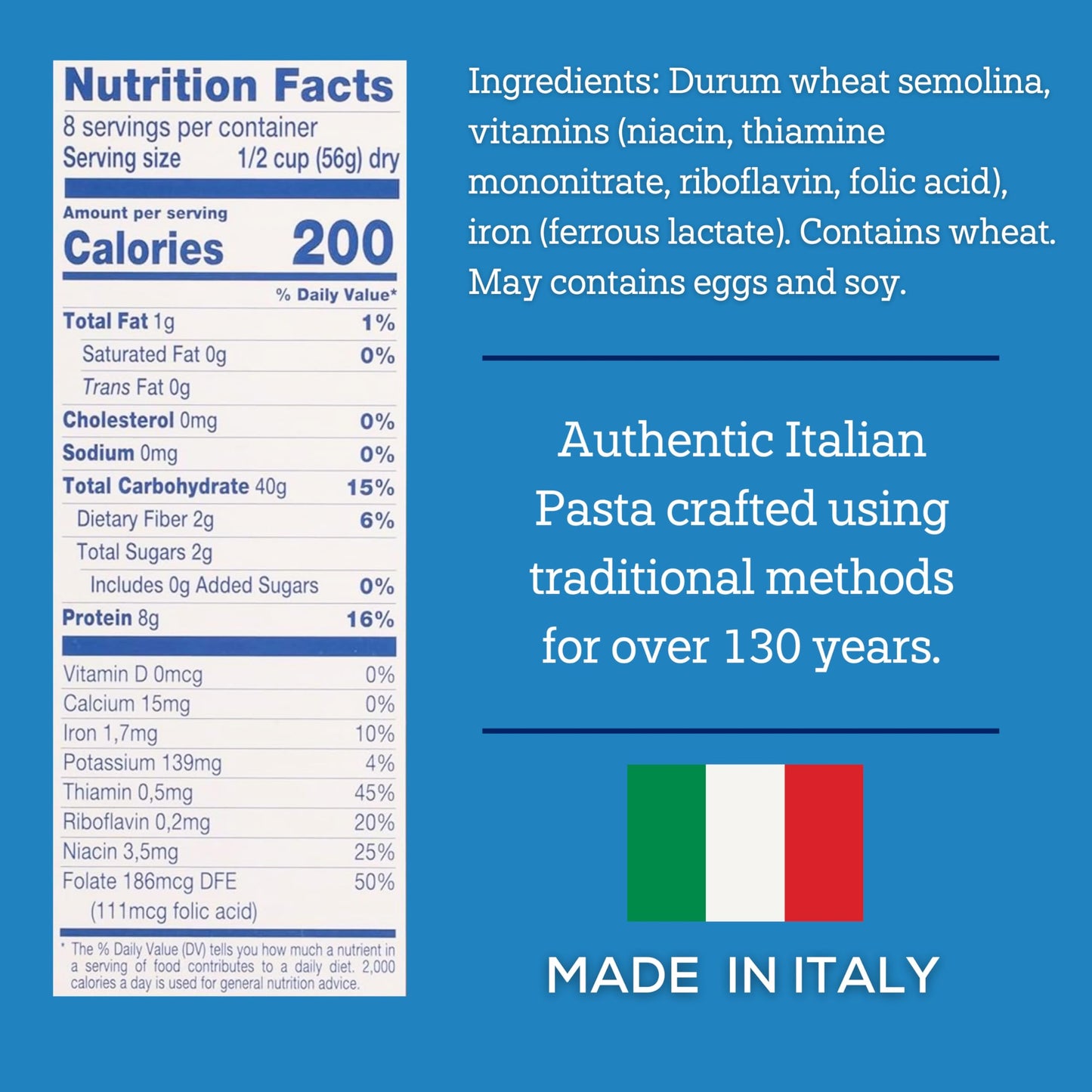 De Cecco Elbows No. 81 Pasta, 16 Oz, Authentic, Slow Dried, Made with Durum Wheat, Versatile Pasta for Sauces & Recipes, Made in Italy