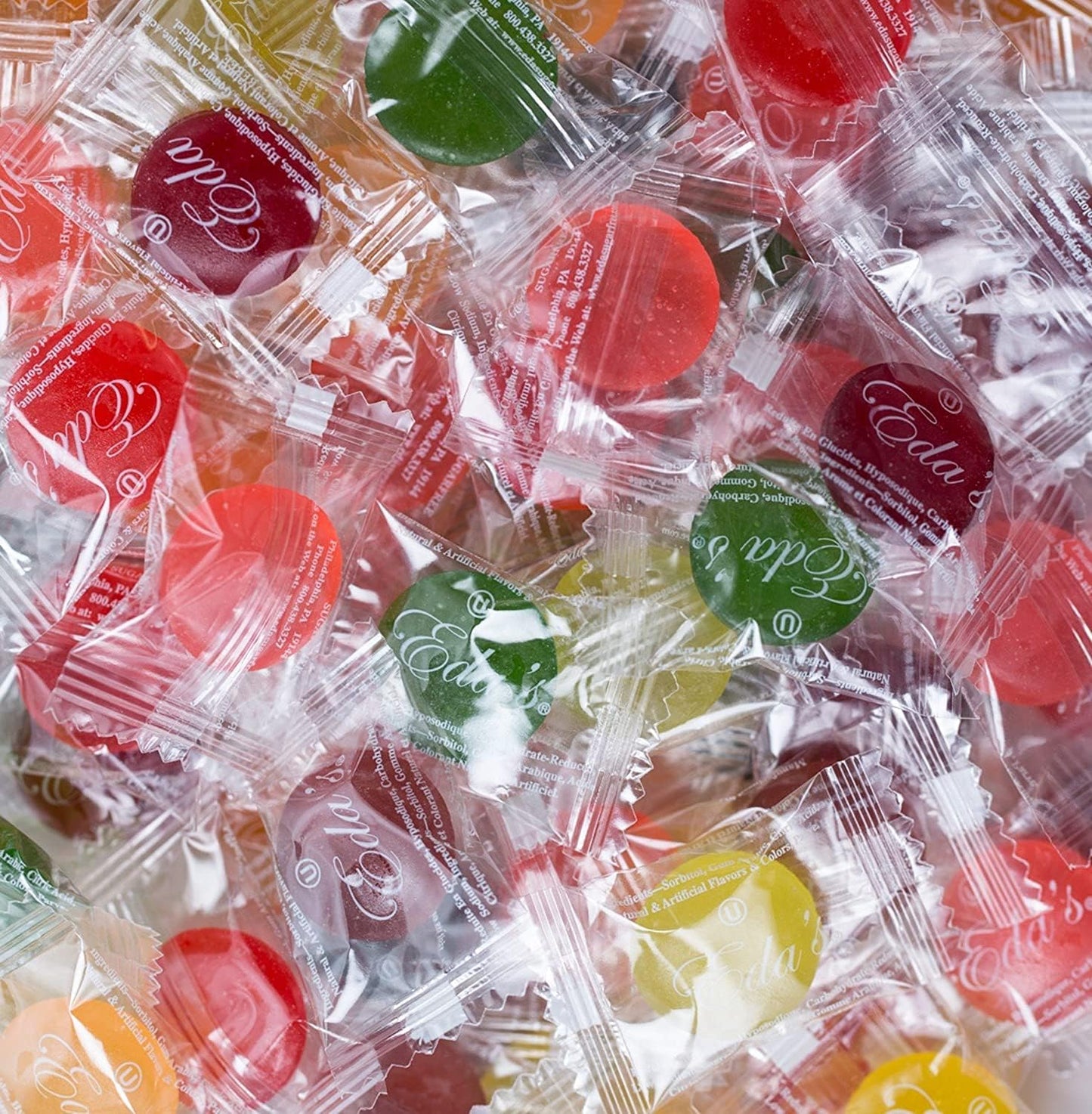 Eda's Sugar Free Mixed Fruit Hard Candies, 5 Lbs