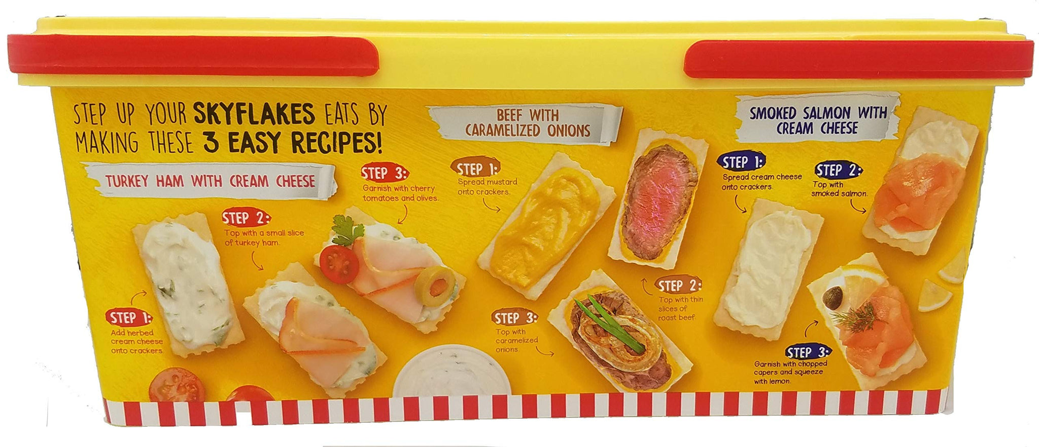 M.Y. San SkyFlakes Crackers Individually Wrapped Garlic Flavor 800g