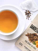 Palm Beach Medicinal Herbs - Roasted Dandelion Root Tea - Pure Herbal Tea Series, 30ct