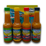 Chiletico Caribbean Hot Sauce, Medium Heat Level Handcrafted in Costa Rica with Fresh Vegetables and Natural Spices - Gourmet Latin Flavor, 10.5 fl oz