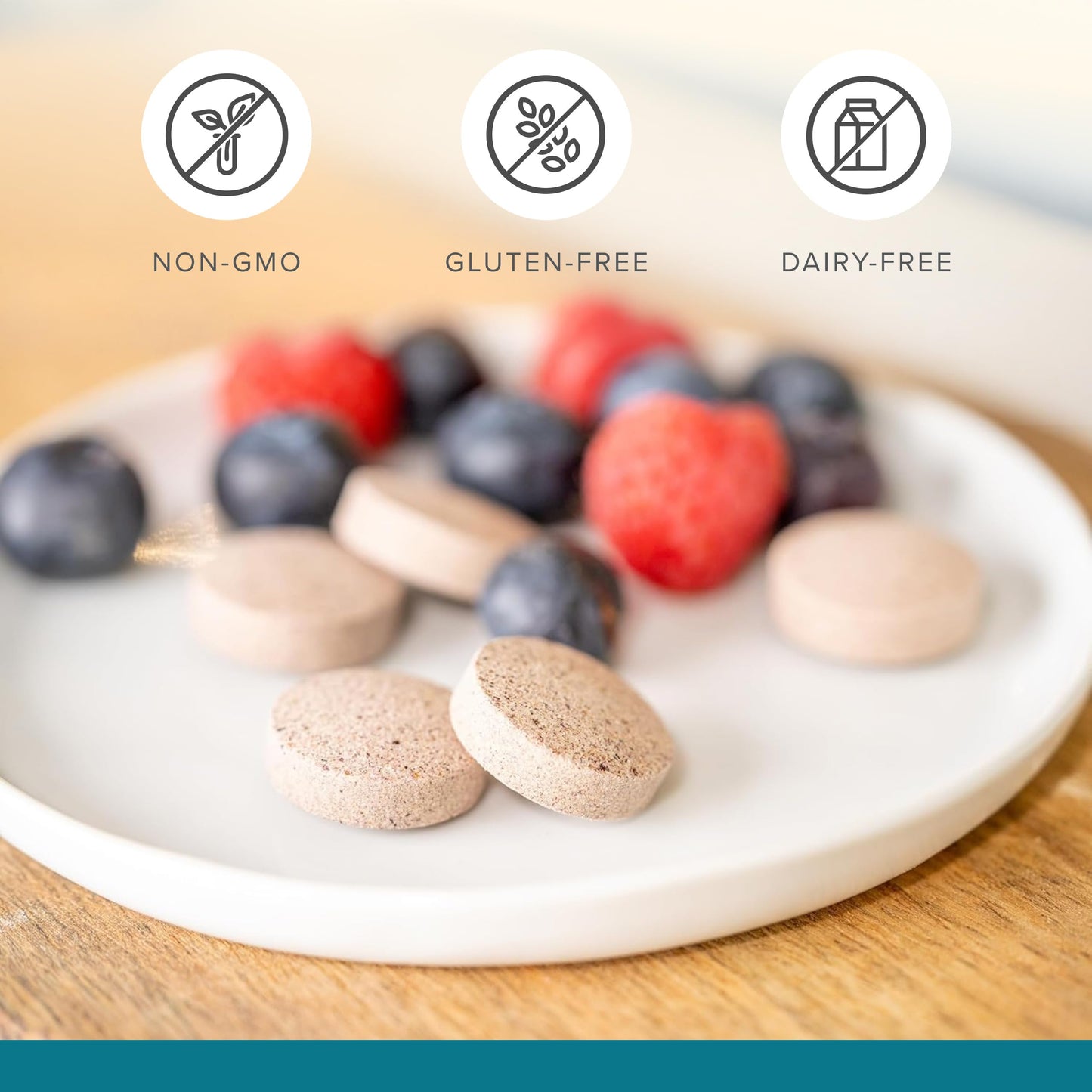 Isagenix Snacks - Nutritionally Balanced Plant-Based Snack - Wild Berry Flavor - 60 Chewable Wafers