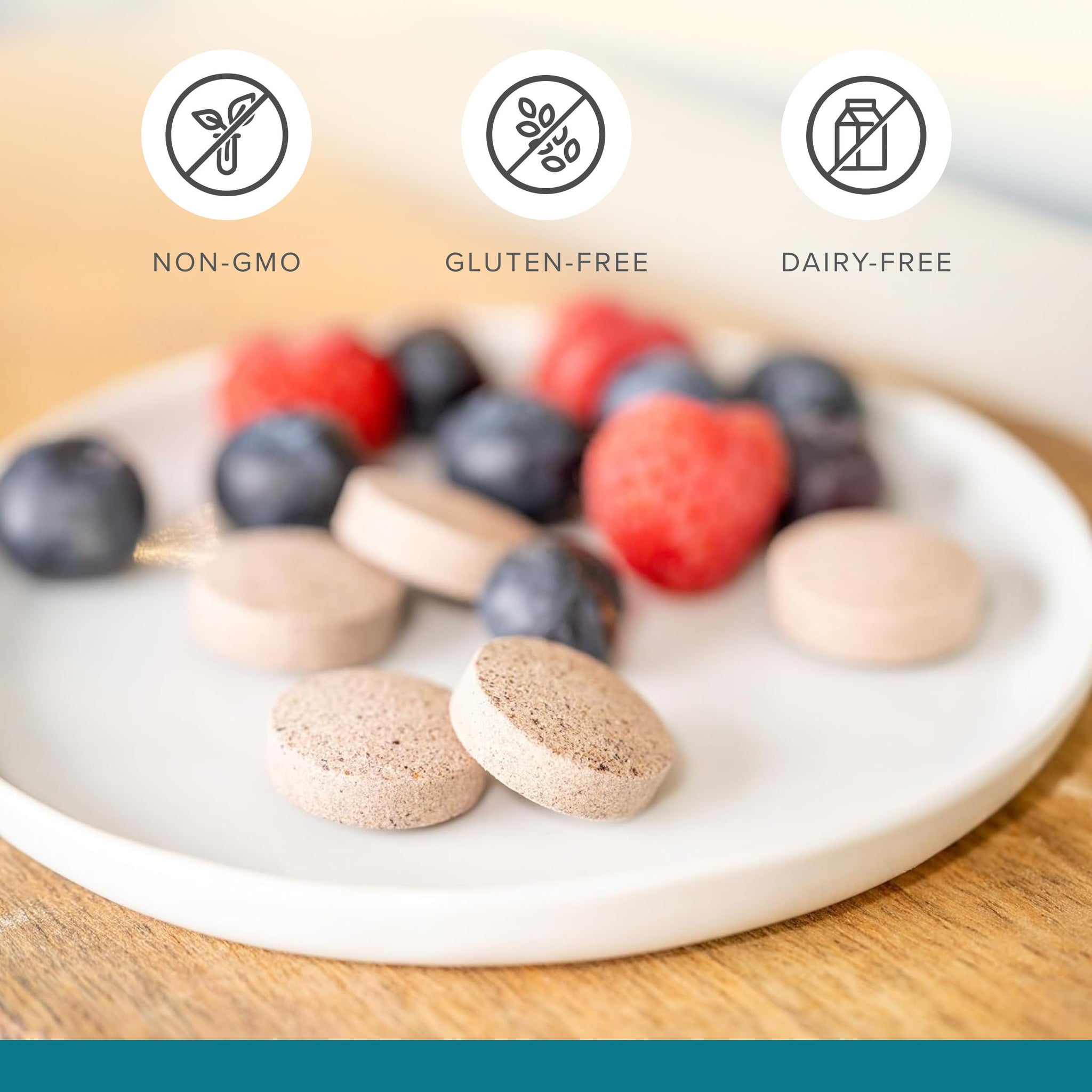 Isagenix Snacks - Nutritionally Balanced Plant-Based Snack - Wild Berry Flavor - 60 Chewable Wafers