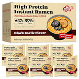HealSpot High Protein Instant Ramen, 6 Pack Non Fried Ramen Broth, 32g Plant Based Protein, Low Fat, Low Carb, Non GMO, Keto Friendly Plant Based