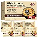 HealSpot High Protein Instant Ramen, 6 Pack Non Fried Ramen Broth, 32g Plant Based Protein, Low Fat, Low Carb, Non GMO, Keto Friendly Plant Based