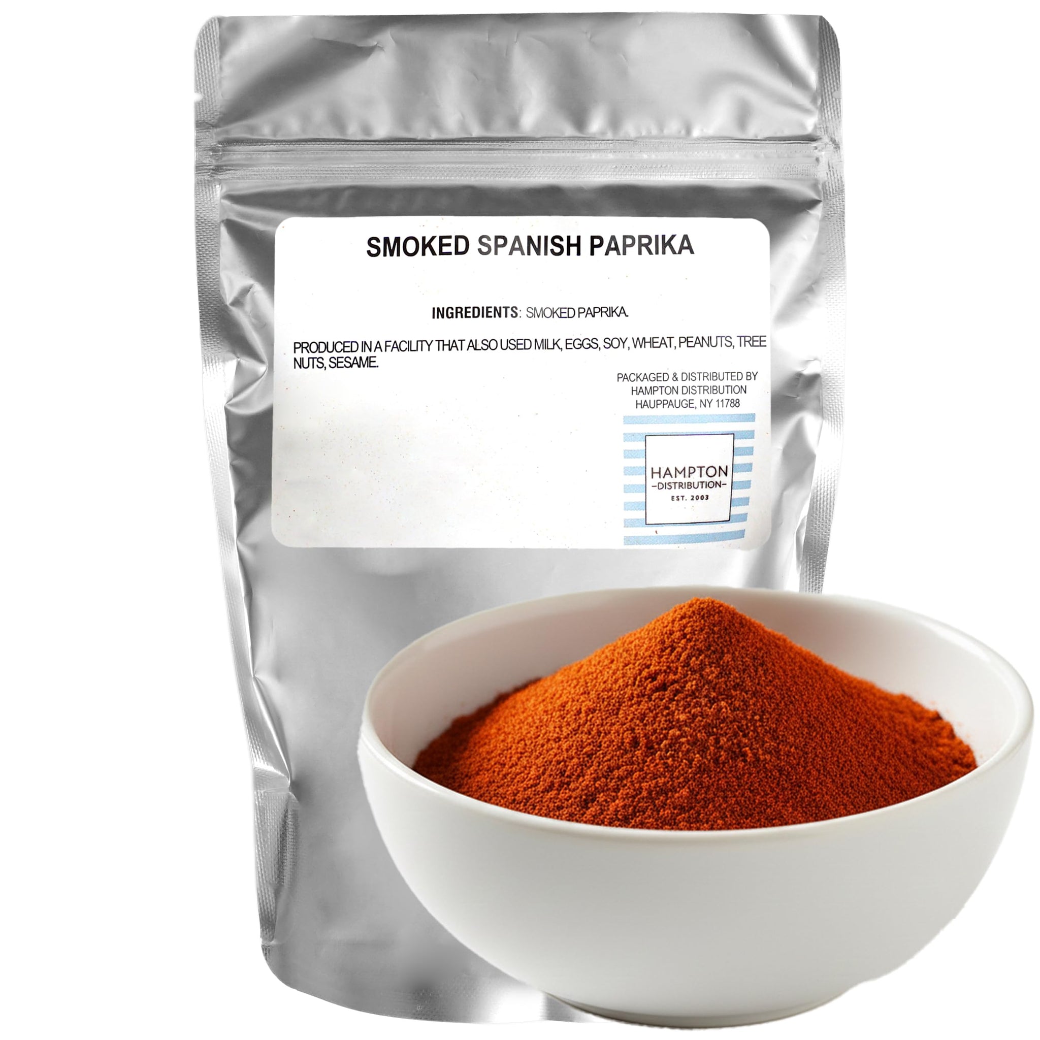 Smoked Spanish Paprika, 1 Pound Bag, Hampton Distribution