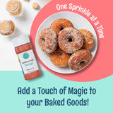 O’Creme Sanding Sugar for Cookie Decorating - Eye-Catching White Sugar Crystals for Unique Cake Toppings - Extra Sugar for Cake Toppings, Cupcakes