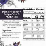eat G.A.N.G.S.T.E.R. Dark Choconot Fudge Cake & Muffin Mix, Allergy-Friendly Baking Mix, Grain-Free, No Dairy, Nuts, Gluten, Dairy, For Vegan, Paleo & AIP Diets, Chocolate Cakes, Muffins and Cupcakes