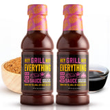 Hey Grill Hey | BBQ Sauce | Kansas City BBQ Sauce | Grilling Essentials | BBQ Glaze | Everything | 2 Pack