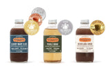 West Coast Cocktail Mixers Gift Box (8oz 3-pack) - Bloody Mary Elixir, Michelada Shrub and Pickle Brine