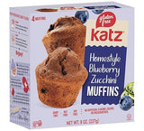 Katz Gluten Free Homestyle Blueberry Zucchini Muffins, Healthy Snacks For Kids Made with Fresh Zucchini, Dairy Free, Nut Free, Soy Free, Oat Free. 4