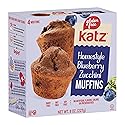Katz Gluten Free Homestyle Blueberry Zucchini Muffins, Healthy Snacks For Kids Made with Fresh Zucchini, Dairy Free, Nut Free, Soy Free, Oat Free. 4
