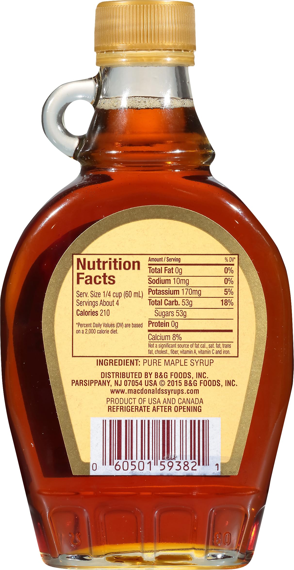 MacDonald's 100% Pure Maple Syrup, 8.5 Ounce