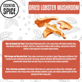 Essential Spice Dried Lobster Mushrooms - Whole, Bold Seafood-Like Umami Flavor - Ideal for Chowders, Risottos, Pasta & Cream Sauces - Easy