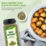 Soeos Dried Rosemary Leaves, 7.76 oz (220g), Whole Rosemary for Cooking, Seasoning, Baking, Roasting, Marinades and Tea, Premium Quality, All Natural