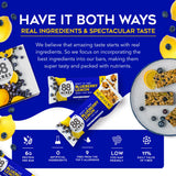 88 Acres Granola Bars, Blueberry Lemon, 12 Count, School Safe, Allergen Free Seed & Oat Snack Bar, Gluten & Nut Free, Vegan, Non-GMO & Kosher