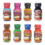 ASS KICKIN' Premium Hot Sauce Travel Size Mini Bottles - 8 Pack Gift Set With .75 oz Bottles - Perfect Christmas Gifts for Hot Sauce Fans