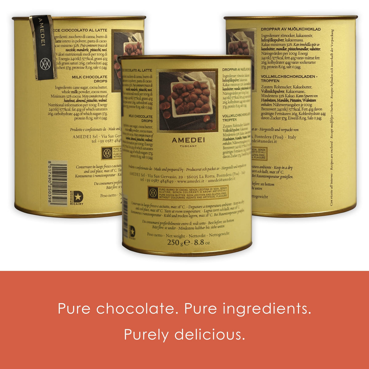 Amedei Milk Chocolate Drops