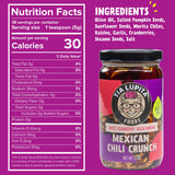 Tia Lupita Mexican Chili Crunch Cranberry - Salsa Macha, Crunchy Morita Chili Oil | Gluten-Free, Non-GMO, Vegan | 7.5 Oz (Pack of 2)