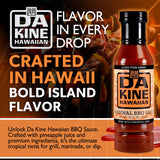 Da Kine Hawaiian BBQ Sauce - Sweet, Tangy & Savory Island Flavor - Made with Pineapple Juice - Gourmet Barbecue Sauce for Grilling, Marinades, Dipping