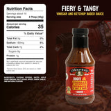 Maurice’s Southern Gold BBQ Sauce, Hot Pepper - Carolina Gold Barbecue Sauce with Bold Pepper Heat - Authentic Southern Carolina Barbeque Dressing