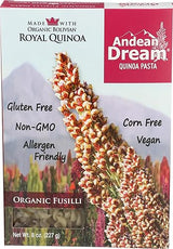 Andean Dream, Fusilli Quinoa Organic, 8 Ounce