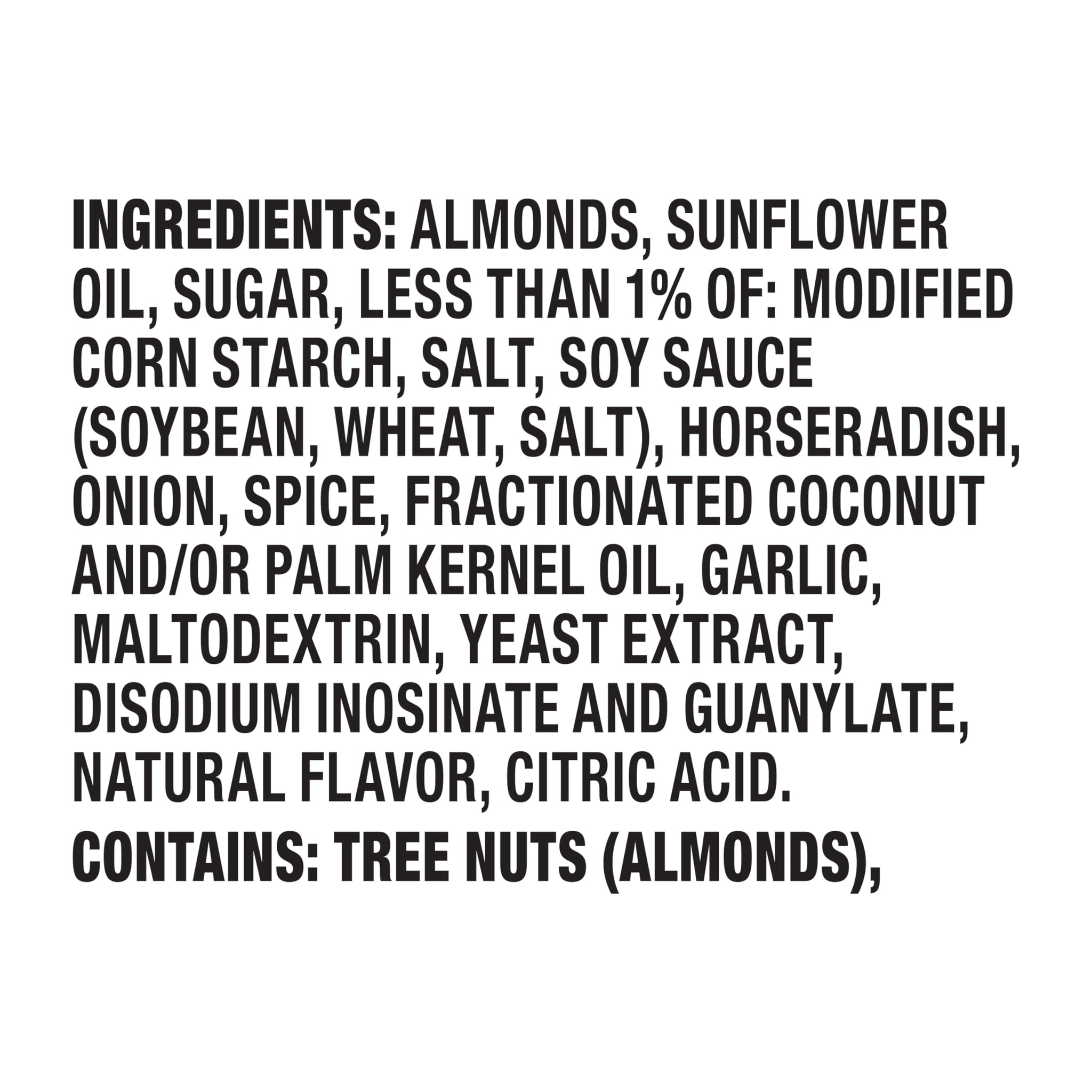Blue Diamond Almonds, Wasabi/Soy Sauce 12-4 oz bags