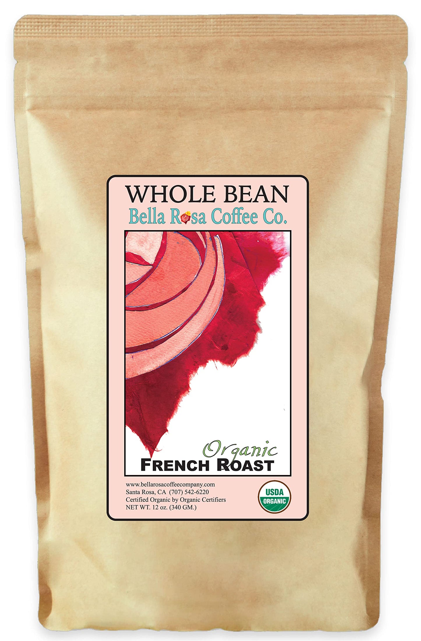 Organic French Roast, 12 oz. Whole Bean