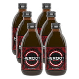 Spicy Heroot Herbal Energy Tea - Uplifting Plant-Based Drink with Yerba Mate & Guarana - Refreshing Beverage Featuring Natural Caffeine - Zero Crash