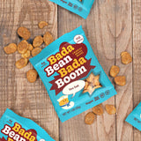 Enlightened Bada Bean Bada Boom - Plant-Based Protein, Gluten Free, Vegan, Crunchy Roasted Broad (Fava) Bean Snacks, 100 Calories per Serving, Sea