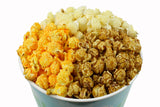 Signature Popcorn, 1-Gallon Thank You Gift Bucket, Butter, Caramel & Cheddar Cheese Popcorn, Reusable Plastic Container, Holiday Snack Gift, 3-Way