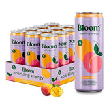 Bloom Nutrition Sparkling Energy Drink - Natural Caffeine, Zero Sugar, 180mg Caffeine - Antioxidant-Rich w/Green Coffee Bean, Green Tea Extract