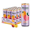 Bloom Nutrition Sparkling Energy Drink - Natural Caffeine, Zero Sugar, 180mg Caffeine - Antioxidant-Rich w/Green Coffee Bean, Green Tea Extract
