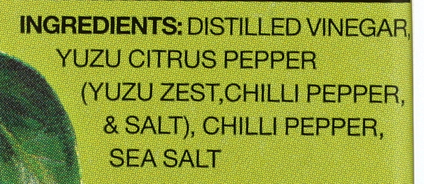 Muso From Japan - Hot Yuzu Sauce, Genuine Japanese Flavor with Spicy Citrus Kick, Vegetarian Condiment for Sushi, Noodles, Grilled Veggies - 3.2 Fl Oz