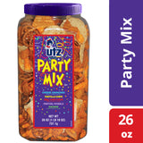 Utz Party Mix - Tasty Snack Mix Includes Corn Tortillas, Nacho Tortillas, Pretzels, BBQ Corn Chips and Cheese Curls, Cholesterol Free and Trans-Fat
