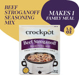 Crock-Pot Beef Stroganoff Seasoning Mix, 1.5 Ounce