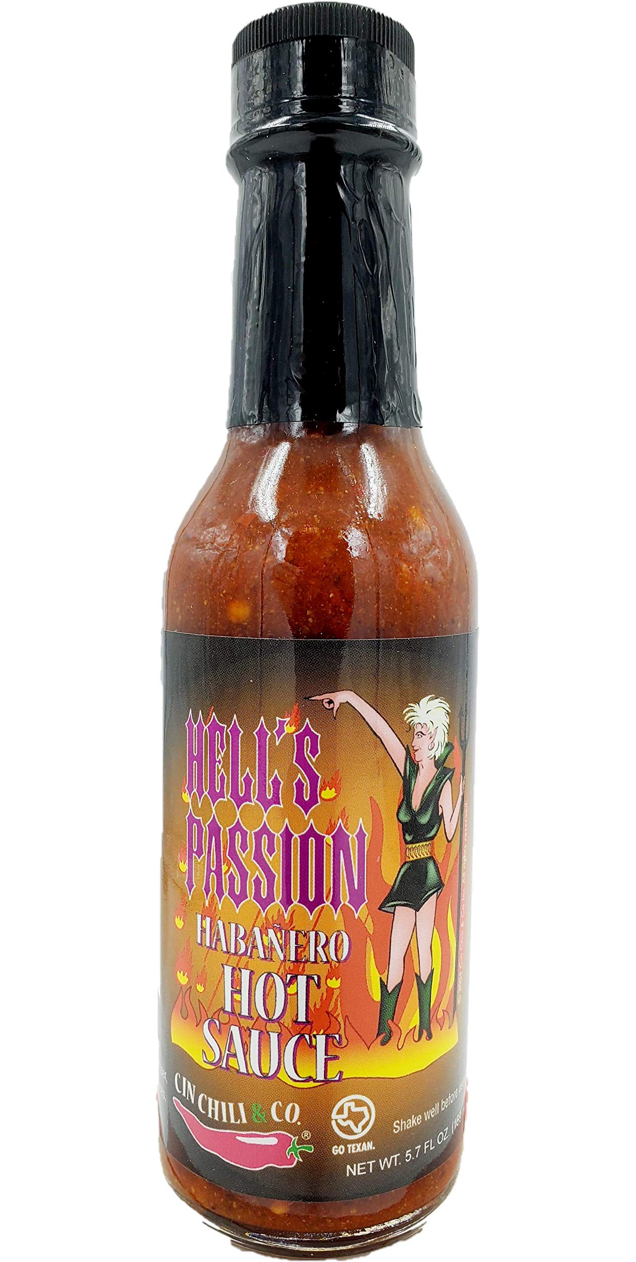 Hell's Passion Habanero Hot Sauce