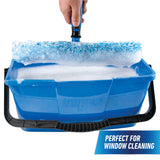 Unger Professional 3 Gallon Bucket - Compact Cleaning Bucket, Comfort-Grip Handle, 2 Pour Spouts, Portable Cleaning Supplies, Plastic Mop Bucket