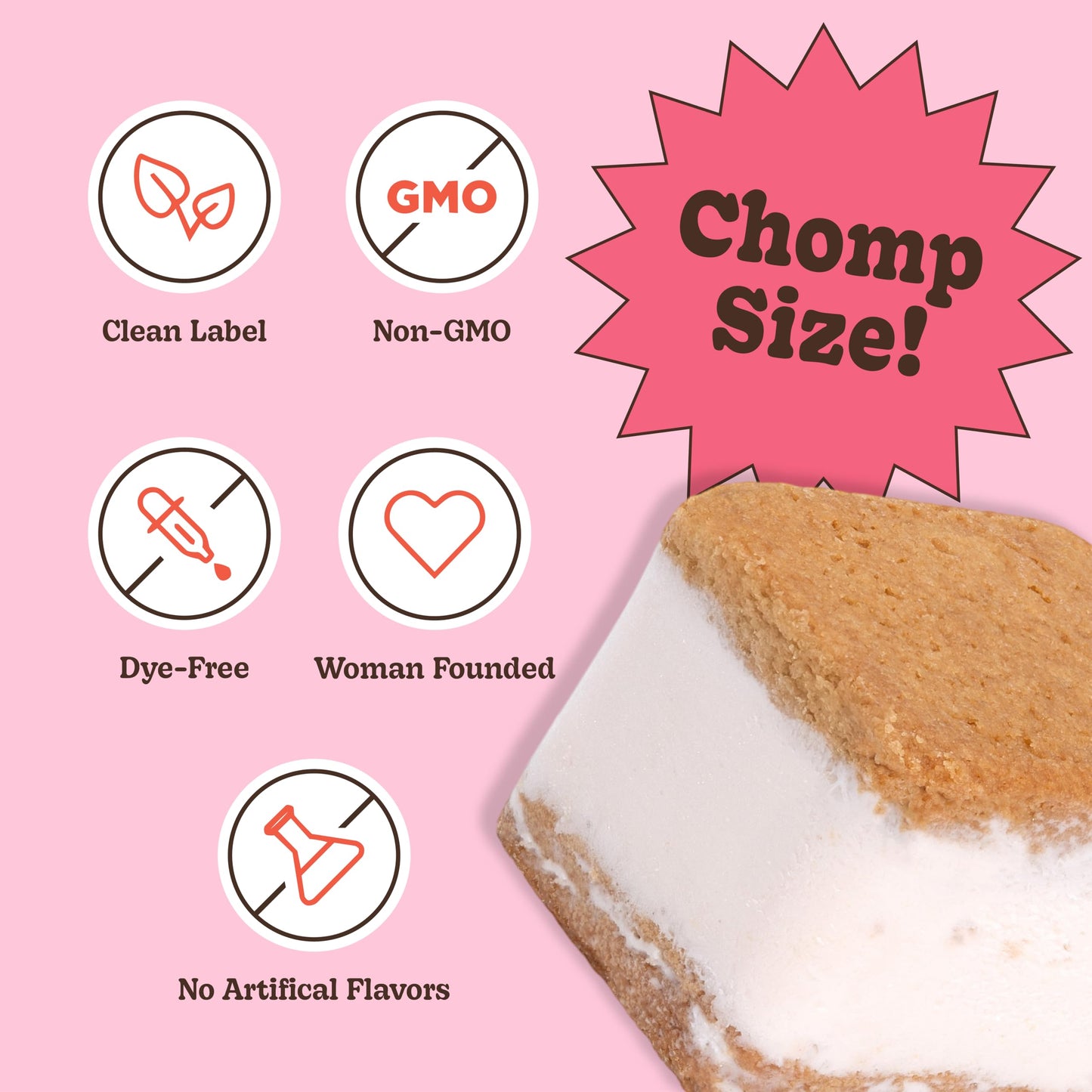 Nightingale Ice Cream Sandwiches Raspberry Croissant Ice Cream Sandwich, 2.6 Ounce