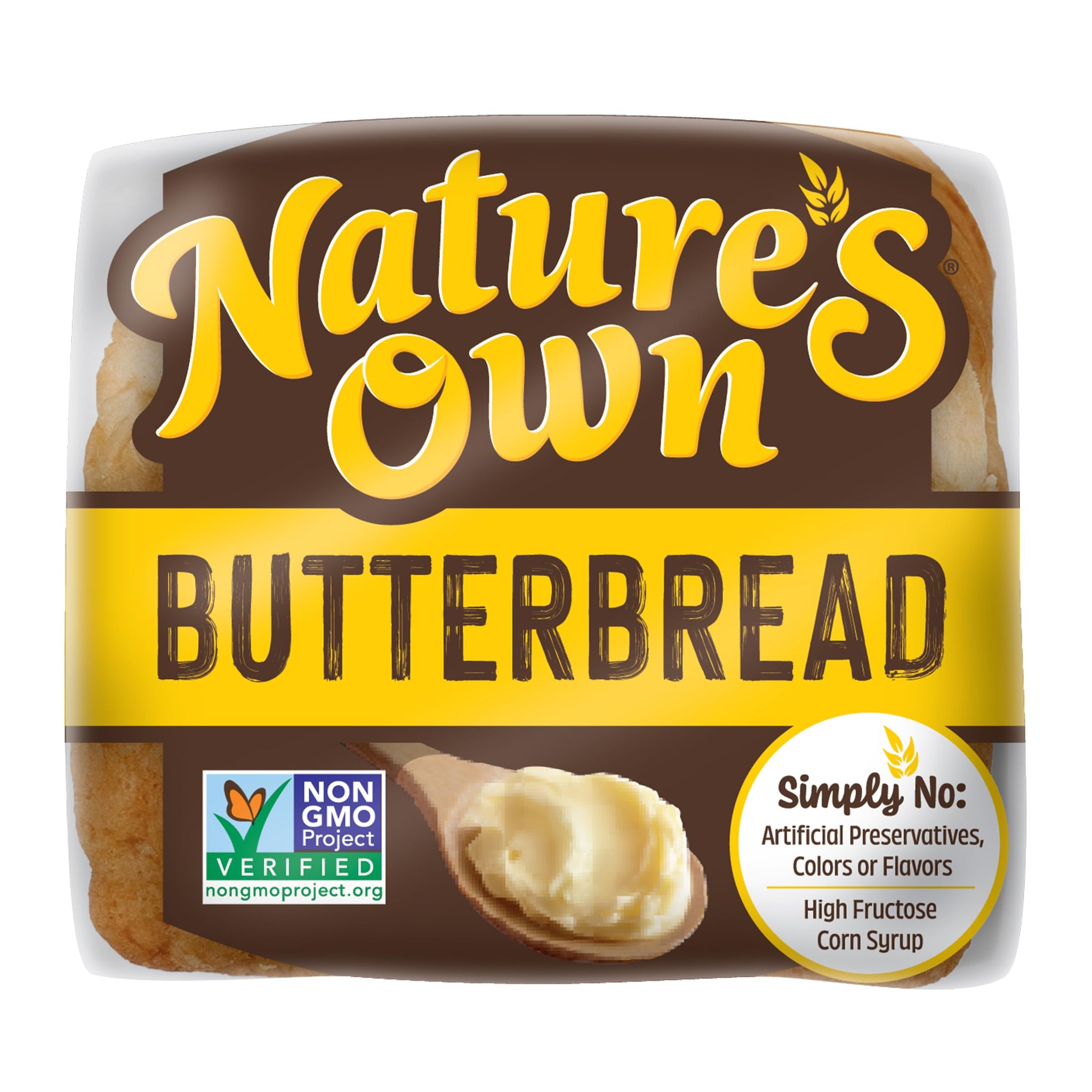 Nature's Own Butterbread, Non-GMO Bread, Sandwich Bread, 20 oz Loaf