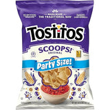 Tostitos Scoops Tortilla Chips Party Size Bag, 14.5 Oz