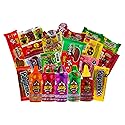 Lucas & Mexican Candy Combo Mix (50 Count), Variety of Sour, Sweet, Spicy, Include Lucas Baby Powder, Muecas, Skwinkles, Gusano, Vero, and More