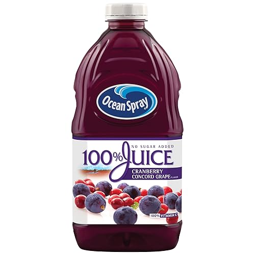 Ocean Spray 100% Juice, Cranberry Concord Grape, 64 Ounce Bottle