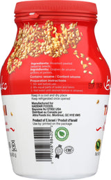 Haddar by Baracke 100% Pure Ground Sesame Tahini 15.9oz Jar (1 Pack)