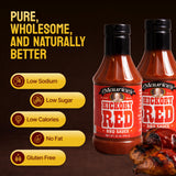 Maurice’s Gourmet Blend Hickory Red BBQ Sauce- Rich, Savory Carolina Barbecue Sauce with Smoke- Authentic Southern Carolina Barbeque Dressing