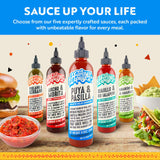 Humble House - Puya & Pasilla Chiles Hot Sauce, Low in Calories and Sodium, Vegan Condiments for Chicken Wings, Pambazos, Esquites, Egg Dishes & More