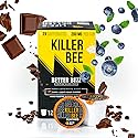 Better Buzz Killer Bee Super Caffeinated Dark Roast Light Roast Blend 12ct., California Solar Energy Produced Recyclable Coffee Pods, Small Batch
