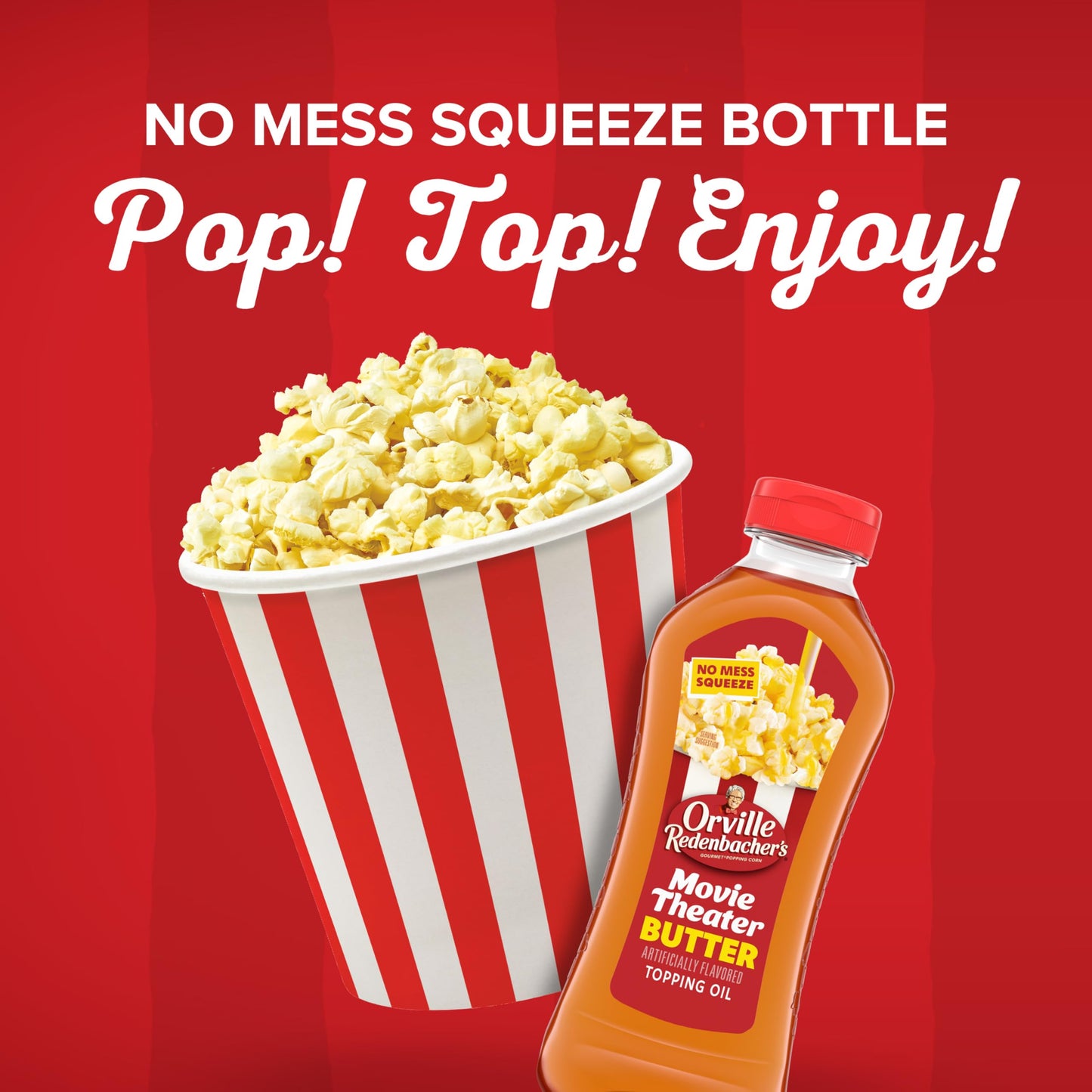 Orville Redenbacher's Movie Theater Butter Flavored Topping Oil, 13 fl oz.