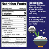 Wilderness Poets, Miso Nooch - 100% Dried Organic Chickpea Miso Umami Seasoning - Sprinkle on Everything. Organic, Vegan, Soy Free (2.25 Ounce)